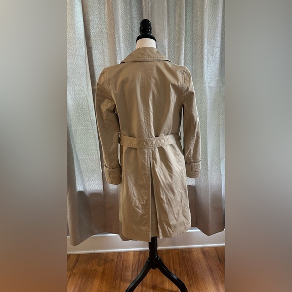 Coach Beige Double-Breasted Trench Coat - Picture 8 of 16